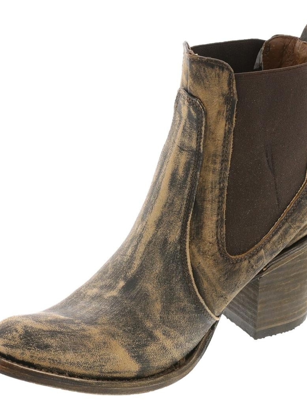 Circle G By CorralQ7021 Distressed Brown Leather Chelsea Ankle Boots NWOT SIZE 6